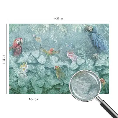 Papier peint intissé imprimé Oiseaux exotiques