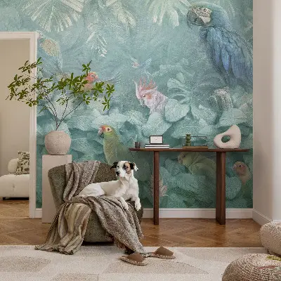 Papier peint intissé imprimé Oiseaux exotiques