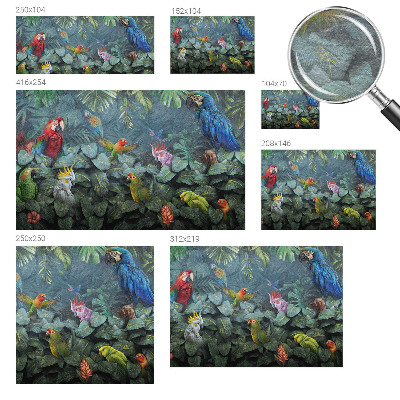 Poster mural panoramique Exotická džungľa