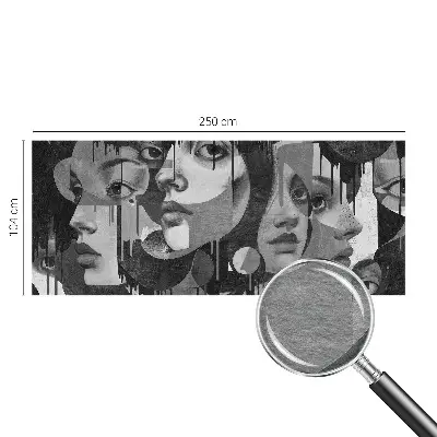 Papier peint photo grand format pour le mur Visages de femmes
