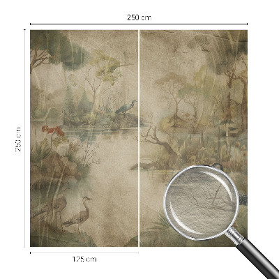 Tapisserie panoramique Lesná scéna