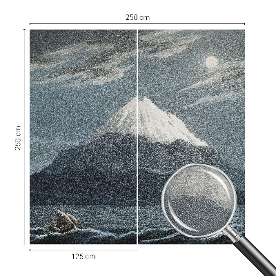 Papier peint panoramique de haute qualité Mesačná noc