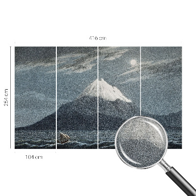 Papier peint panoramique de haute qualité à motif « Mesačná noc »