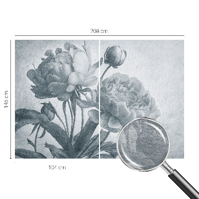 Papier peint panoramique salon Kvetinová elegancia