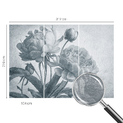 Papier peint panoramique salon Kvetinová elegancia