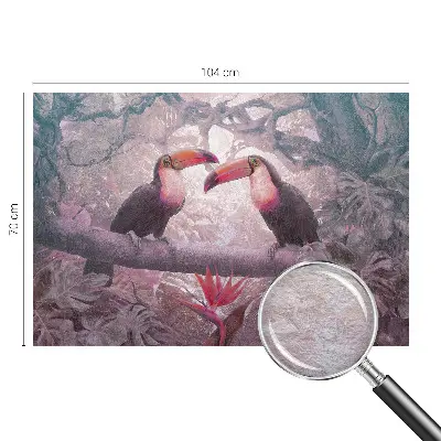 Papier peint photo grand format pour le mur Couple exotique