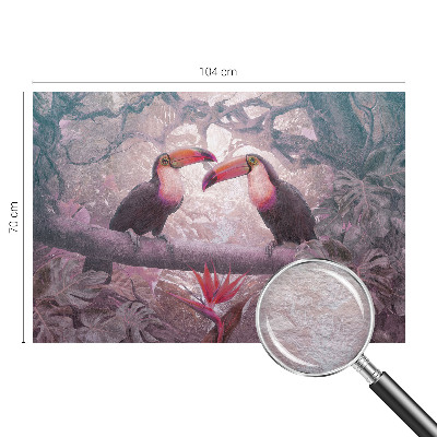 Papier peint panoramique chambre Exotický pár