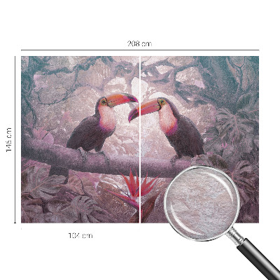 Papier peint panoramique chambre Exotický pár