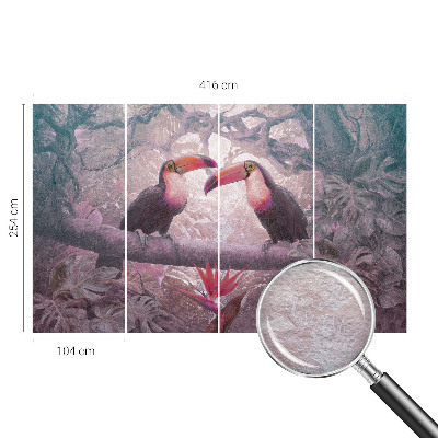 Papier peint panoramique chambre Exotický pár