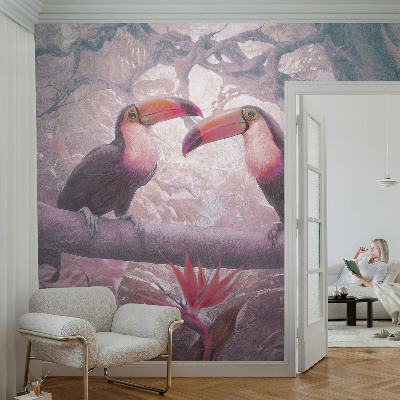 Papier peint panoramique chambre Exotický pár