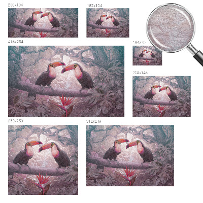 Papier peint panoramique chambre Exotický pár