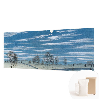 Papier peint panoramique de haute qualité Zimná krajina