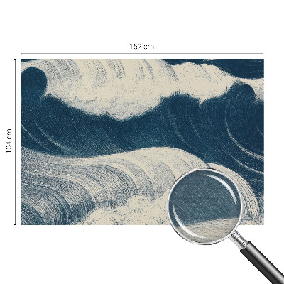 Papier peint panoramique intissé moderne Morské vlny