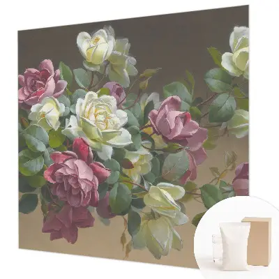 Papier peint photographique sur tissu non tissé élégance florale