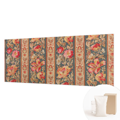Papier peint photo avec motif de fleurs colorées