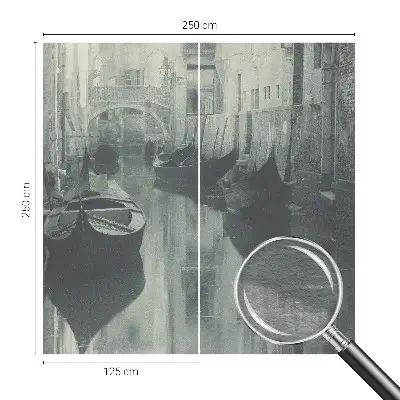 Papier peint photo imprimé sur tissu non tissé Vieux canal