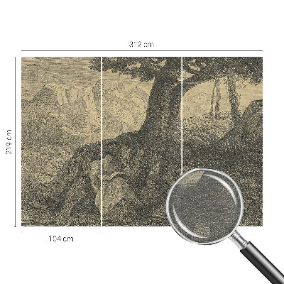 Tapisserie murale Čítanie postavy