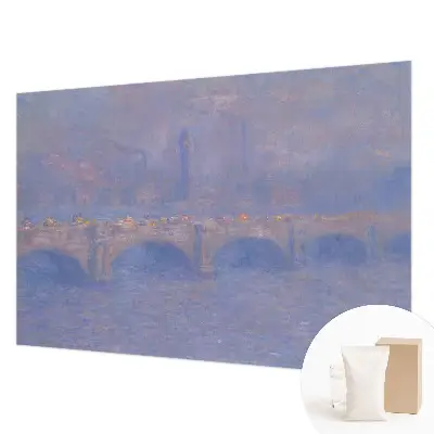 Papier peint photographique sur tissu non tissé Pont bleu