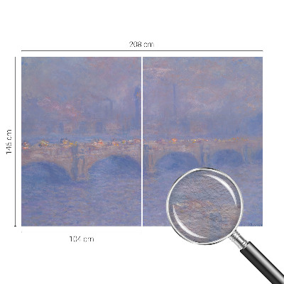 Papier peint panoramique avec le motif « Modrý most »