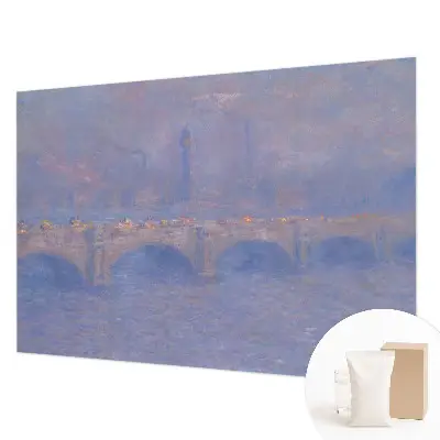 Papier peint photographique sur tissu non tissé Pont bleu