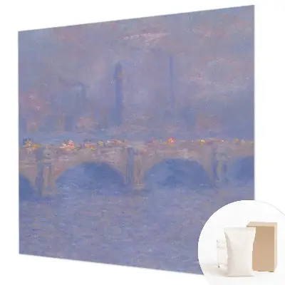 Papier peint photographique sur tissu non tissé Pont bleu