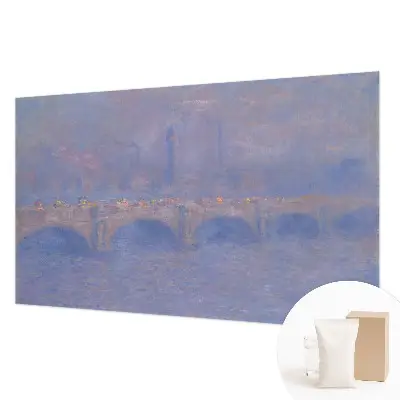 Papier peint photographique sur tissu non tissé Pont bleu