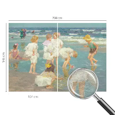 Papier peint photo grand format pour le mur Enfance à la plage