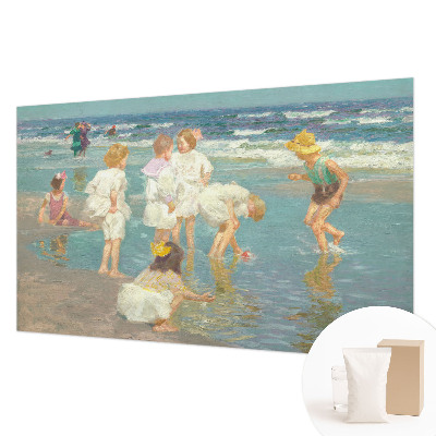 Papier peint panoramique sur mesure avec le motif « Detstvo na pláži »