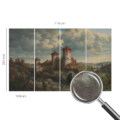 Papier peint panoramique enfant Romantická krajina