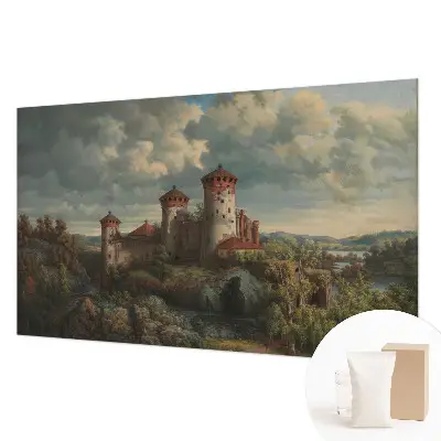 Papier peint photographique sur tissu non tissé paysage romantique