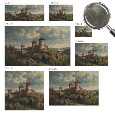 Papier peint panoramique enfant Romantická krajina