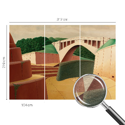 Papier peint panoramique moderne Pokojná krajina