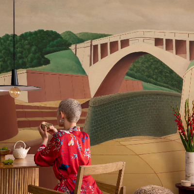 Papier peint panoramique moderne Pokojná krajina