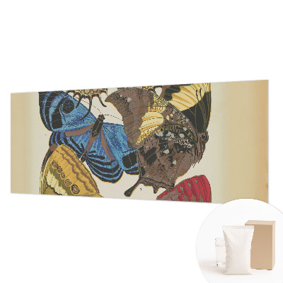 Papier peint panoramique haut de gamme avec un motif de papillons