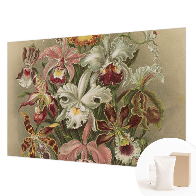 Papier peint panoramique de haute qualité zéphyr floral apportant une élégance florale