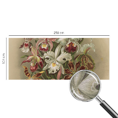 Papier peint panoramique de haute qualité zéphyr floral apportant une élégance florale