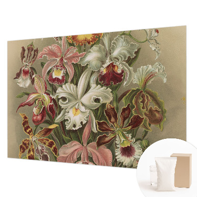 Papier peint panoramique de haute qualité zéphyr floral apportant une élégance florale