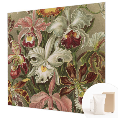 Papier peint panoramique de haute qualité zéphyr floral apportant une élégance florale