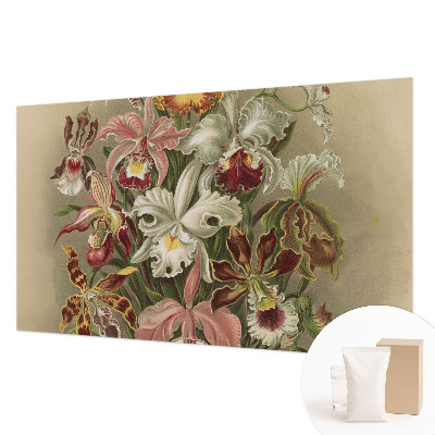 Papier peint panoramique de haute qualité zéphyr floral apportant une élégance florale