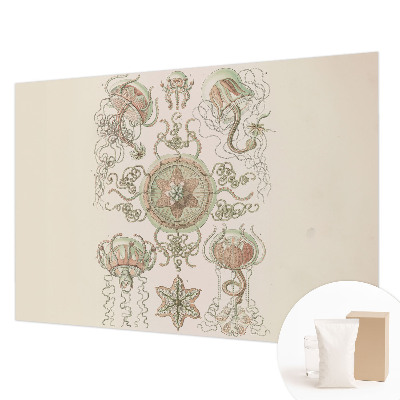 Papier peint panoramique intissé moderne avec un motif représentant un monde sous-marin