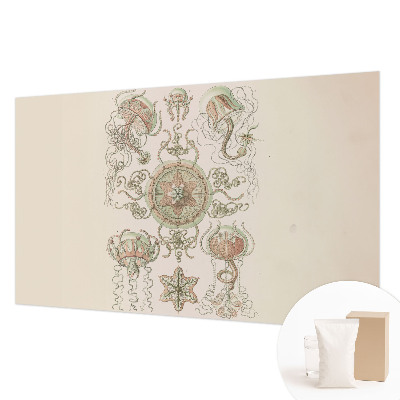 Papier peint panoramique intissé moderne avec un motif représentant un monde sous-marin