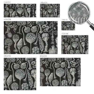 Papier peint intissé Plantes magiques