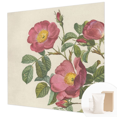 Papier peint photo avec un motif de roses