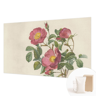 Papier peint photo avec un motif de roses