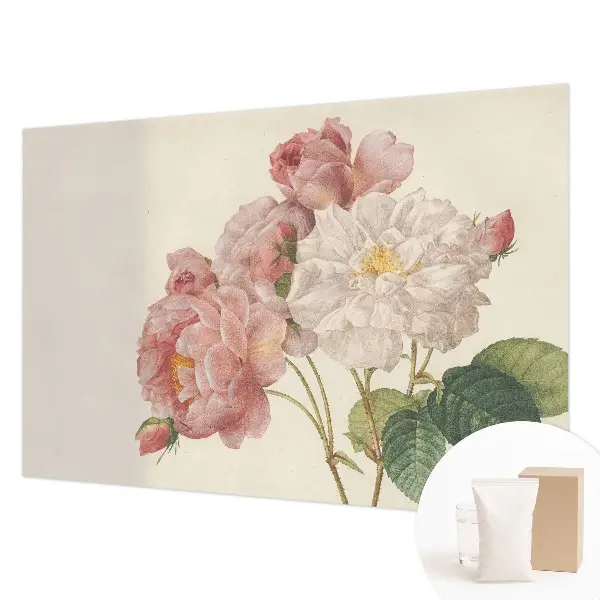 Papier peint photo sur tissu non tissé roses romantiques