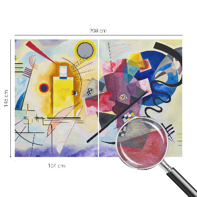 Papier peint chambre moderne Farebná abstrakcia