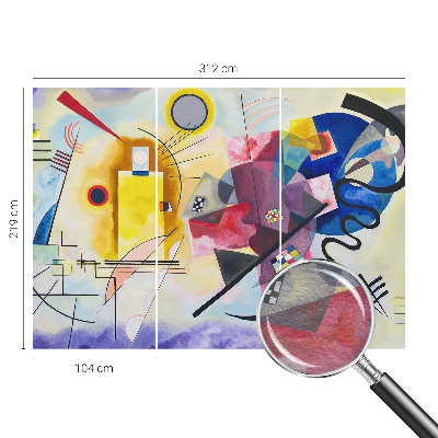 Papier peint chambre moderne Farebná abstrakcia