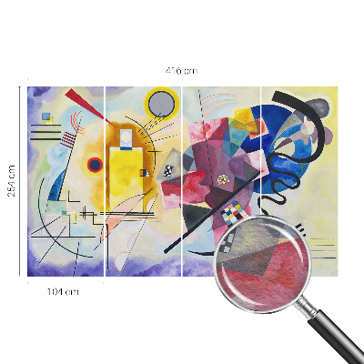 Papier peint chambre moderne Farebná abstrakcia