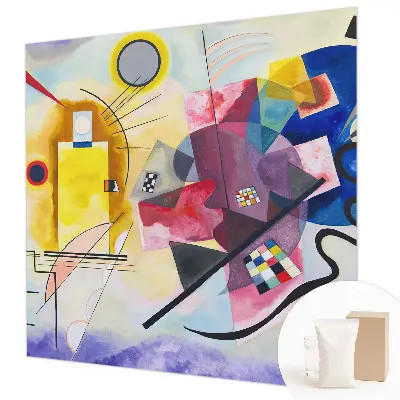 Papier peint intissé imprimé abstraction colorée
