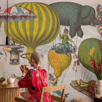 Papier peint panoramique Cesta balónom